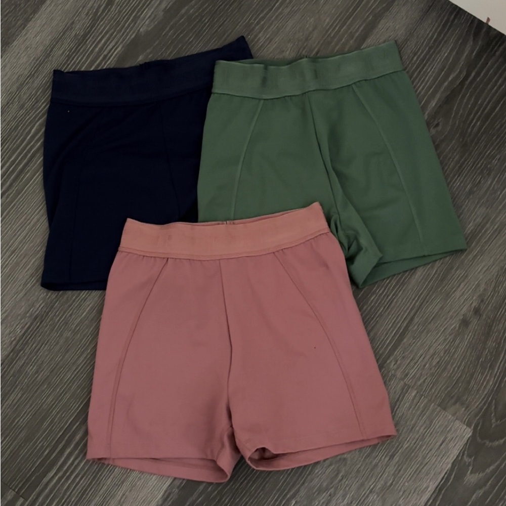 PINK Victoria's Secret bike shorts 3 pair